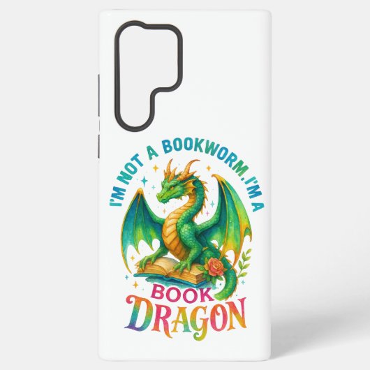 Ik ben geen boekenworm... samsung galaxy hoesje (Achterkant)