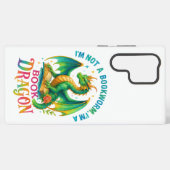 Ik ben geen boekenworm... samsung galaxy hoesje (Achterkant horizontaal)