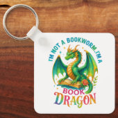 Ik ben geen boekenworm... sleutelhanger (Voorkant)