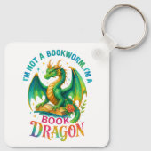 Ik ben geen boekenworm... sleutelhanger (Achterkant)