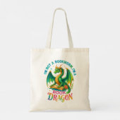 Ik ben geen boekenworm... tote bag (Achterkant)