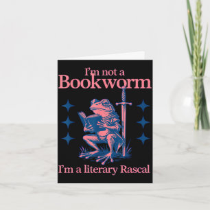 Ik ben geen boekenwurm, ik ben een literaire ondeu kaart