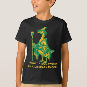 Ik ben geen boekenwurm, ik ben een literaire ondeu t-shirt