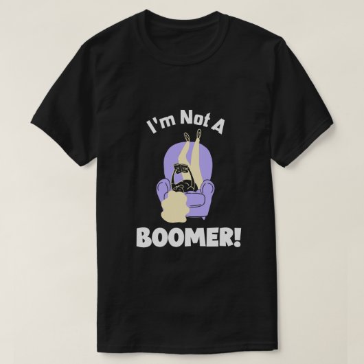 Ik ben geen boomer t-shirt (Design voorkant)
