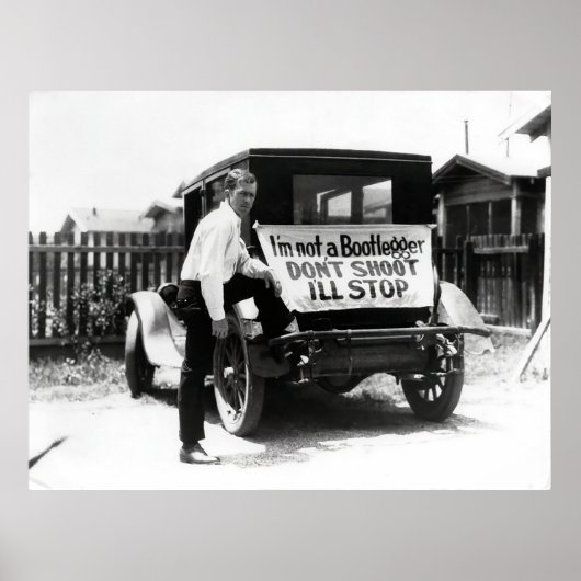 IK BEN GEEN BOOTLEGGER - VERBODSERA POSTER (Voorkant)