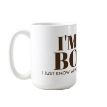 Ik ben geen Bossy Gezegde Typografie