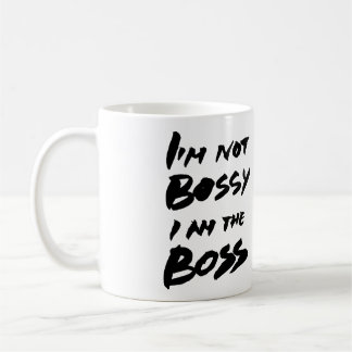 Ik ben geen bossy, ik ben de baas - kantoor decor koffiemok