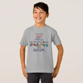 IK BEN GEEN BRAT... IK HEB AUTISME T-SHIRT (Voorkant volledig)