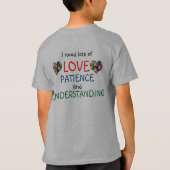 IK BEN GEEN BRAT... IK HEB AUTISME T-SHIRT (Achterkant)