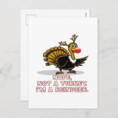 Ik ben geen Briefkaart van Turkije (Voorkant / Achterkant)