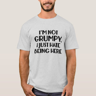 Ik ben geen brute, ik haat het hier te zijn t-shirt