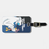 "Ik ben geen Bunny Rabbit" Hugo & DAFFY DUCK™ Bagagelabel (Voorkant horizontaal)