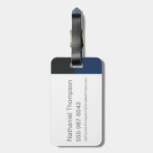 "Ik ben geen Bunny Rabbit" Hugo & DAFFY DUCK™ Bagagelabel (Achterkant verticaal)