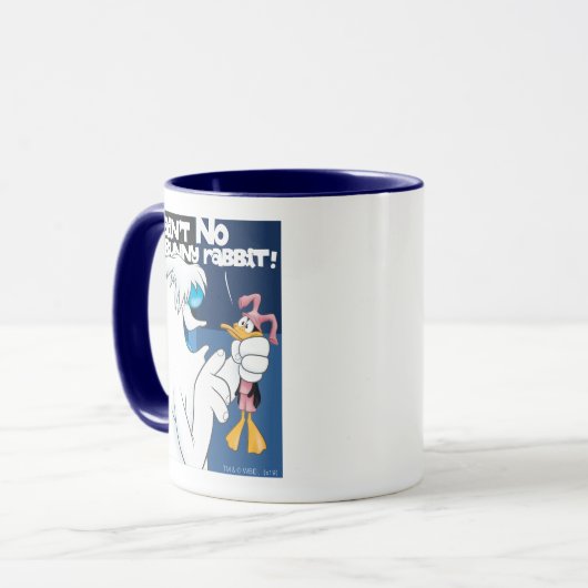 "Ik ben geen Bunny Rabbit" Hugo & DAFFY DUCK™ Mok (Voorkant links)