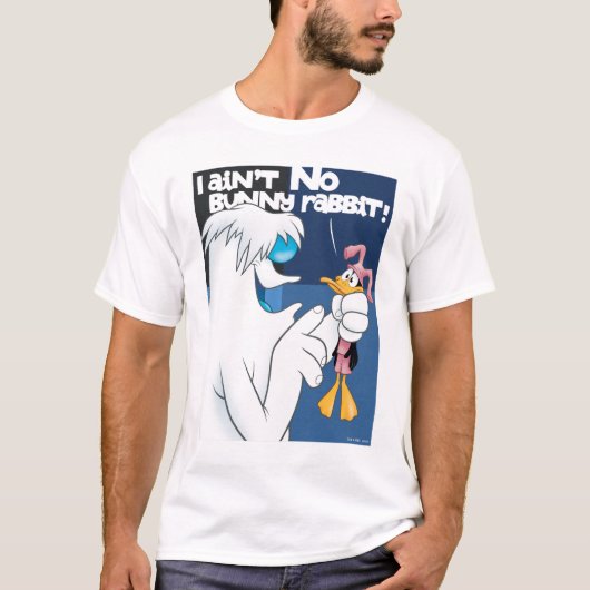 "Ik ben geen Bunny Rabbit" Hugo & DAFFY DUCK™ T-shirt (Voorkant)