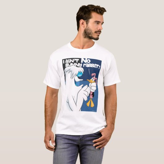 "Ik ben geen Bunny Rabbit" Hugo & DAFFY DUCK™ T-shirt (Voorkant volledig)