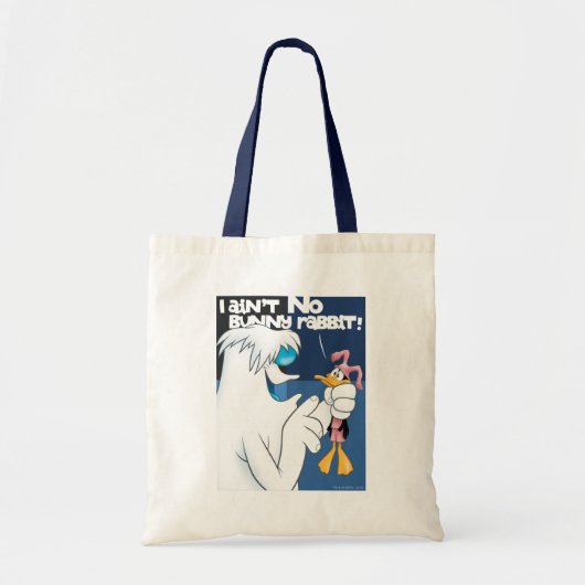 "Ik ben geen Bunny Rabbit" Hugo & DAFFY DUCK™ Tote Bag (Voorkant)
