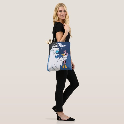 "Ik ben geen Bunny Rabbit" Hugo & DAFFY DUCK™ Tote Bag (Op model)