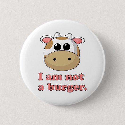 Ik ben geen Burger Ronde Button 5,7 Cm (Voorkant)