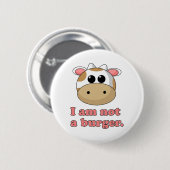 Ik ben geen Burger Ronde Button 5,7 Cm (Voorkant /achterkant)