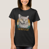 Ik ben geen Cat Advocaat Humor Viral Video Meeting T-shirt (Voorkant)