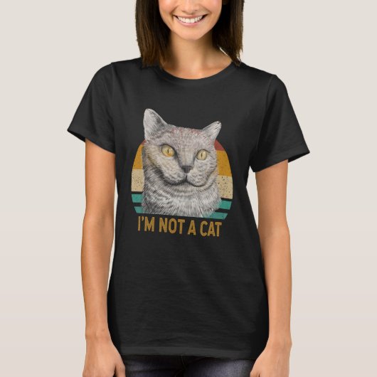 Ik ben geen Cat Advocaat Humor Viral Video Meeting T-shirt (Voorkant)