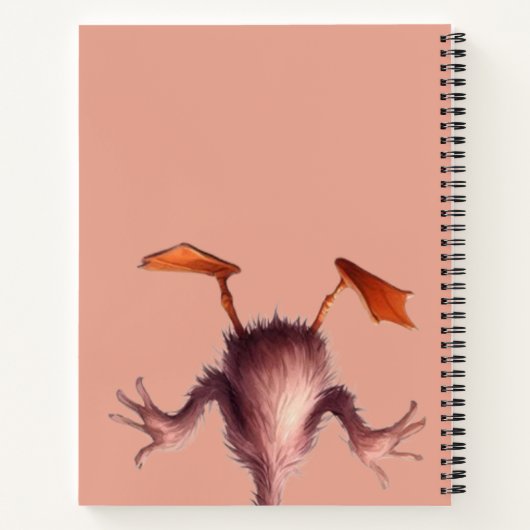 Ik ben geen chagrijnig spiraal Notitieboek (Achterkant)