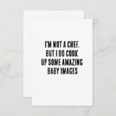 Ik ben geen chef-kok, maar ik kook een geweldige b bedankkaart (Voorkant / Achterkant)