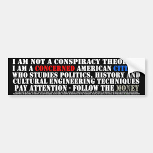 Ik ben geen complottheater - ik ben een historicus bumpersticker