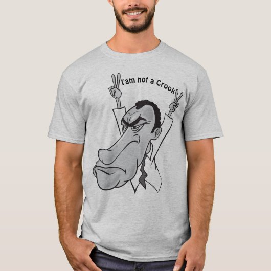 Ik ben geen Crook Nixon T-shirt (Voorkant)