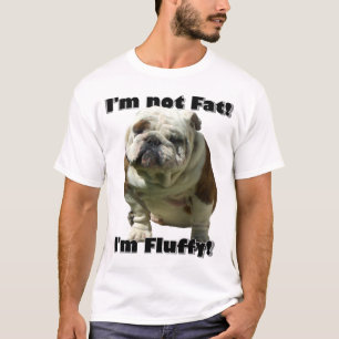Ik ben geen dik Bulldog t-shirt
