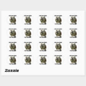 Ik ben geen dikke Bulldog stickers (Vel)