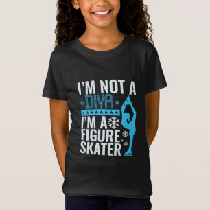 Ik ben geen Diva Ik ben een kunstschaatser T-shirt