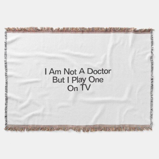 Ik ben geen dokter maar ik speel er wel een op tv deken (Voorkant)