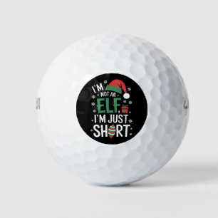 Ik ben geen elf, gewoon klein, grappige kerst Kers Golfballen