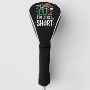 Ik ben geen elf, gewoon klein, grappige kerst Kers Golfheadcover