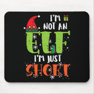 Ik ben geen elf, gewoon klein leuk kerstfeest Kers Muismat