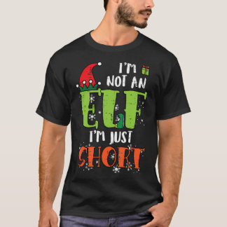 Ik ben geen Elf, gewoon kort kerstfeest Mannen T-shirt