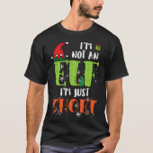 Ik ben geen Elf, gewoon kort kerstfeest Mannen T-shirt (Voorkant)