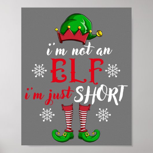 Ik ben geen Elf, ik ben gewoon een kort grappig ke Poster (Voorkant)