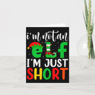 Ik ben geen elf, ik ben gewoon klein familie-elf s kaart