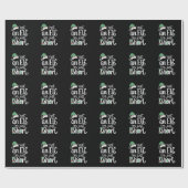 Ik ben geen Elf. Ik ben gewoon kortstondig kerstfe Cadeaupapier (Vlak)