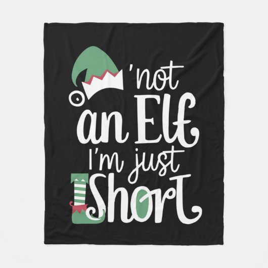 Ik ben geen Elf. Ik ben gewoon kortstondig kerstfe Fleece Deken (Voorkant)