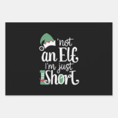 Ik ben geen Elf. Ik ben gewoon kortstondig kerstfe Inpakpapier Vel (Voorkant)