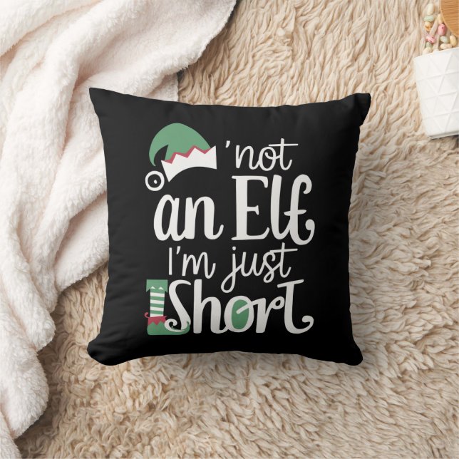 Ik ben geen Elf. Ik ben gewoon kortstondig kerstfe Kussen (Deken)