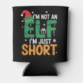 Ik ben geen elf, maar een korte, grappige kerstmis blikjeskoeler (Voorkant)