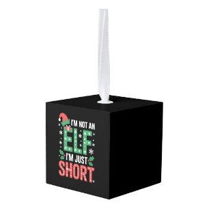 Ik ben geen elf, maar een korte, grappige kerstmis decoratie