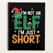 Ik ben geen elf, maar een korte, grappige kerstmis planner (Voorkant)