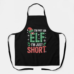 Ik ben geen elf, maar een korte, grappige kerstmis schort