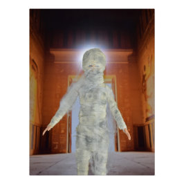 Ik ben geen engel, de mummie in Egypte. Halloween Perfect Poster